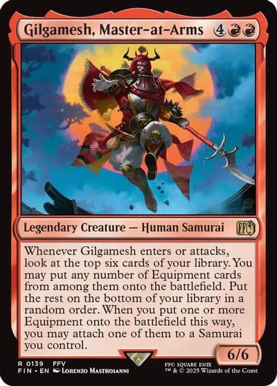 Gilgamesh Master at Arms FINAL FANTASY Magic card