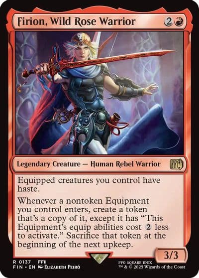Firion Wild Rose Warrior FINAL FANTASY Magic card