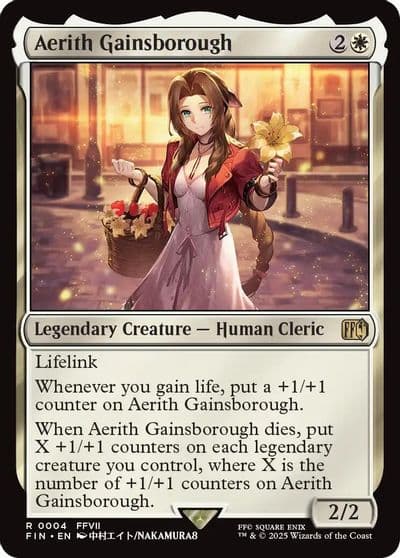 Aerith Gainsborough FINAL FANTASY Magic card