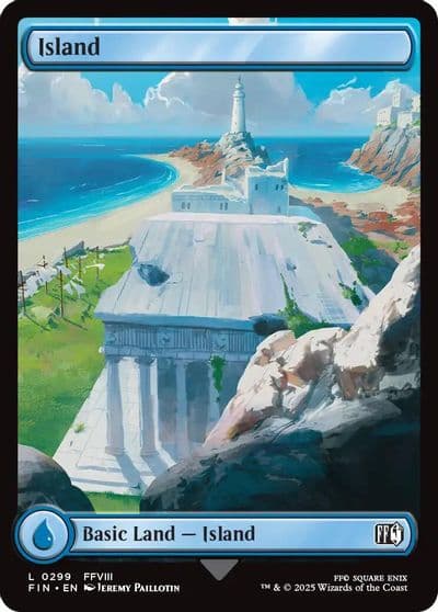 Island 0299 FINAL FANTASY Magic card