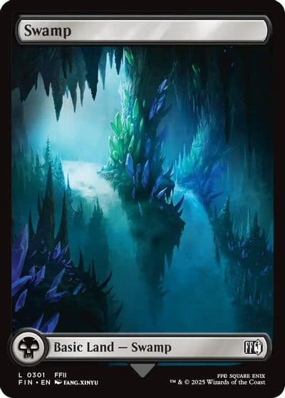 Swamp 0301 FINAL FANTASY Magic card