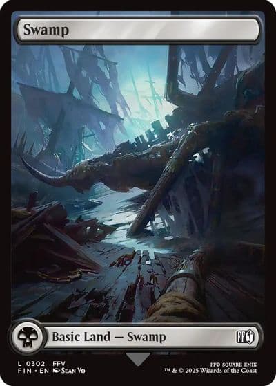 Swamp 0302 FINAL FANTASY Magic card