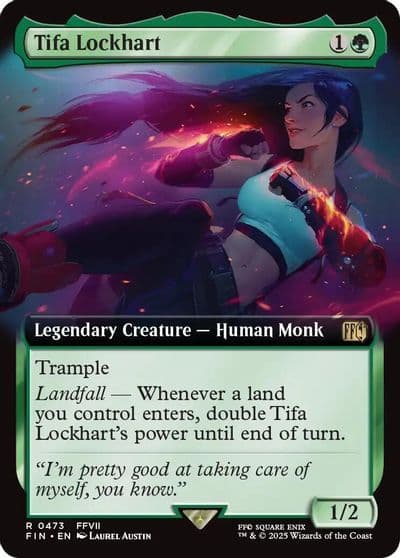 Tifa Lockhart Extended Art FINAL FANTASY Magic card