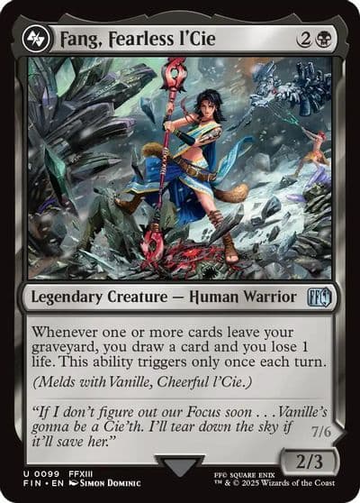 Fang Fearless lCie FINAL FANTASY Magic card