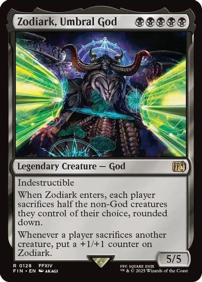Zodiark Umbral God FINAL FANTASY Magic card