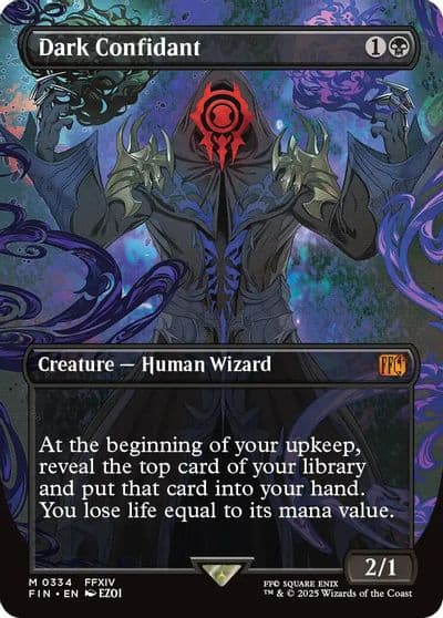 Dark Confidant Borderless FINAL FANTASY Magic card
