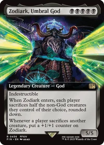 Zodiark Umbral God Extended Art FINAL FANTASY Magic card