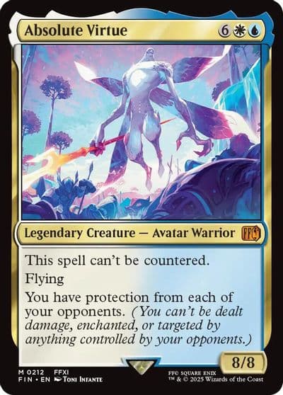 Absolute Virtue FINAL FANTASY Magic card