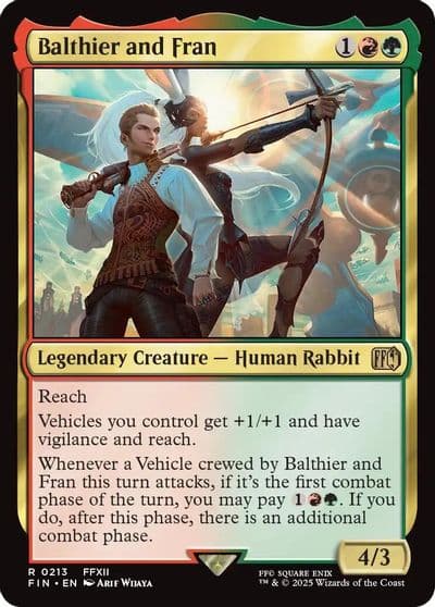 Balthier and Fran FINAL FANTASY Magic card