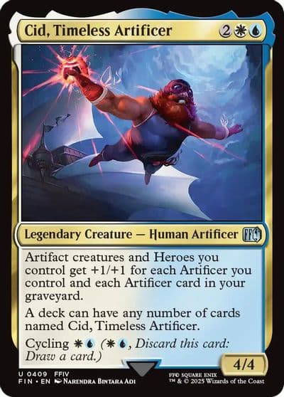 Cid Timeless Artificer 0409 FINAL FANTASY Magic card