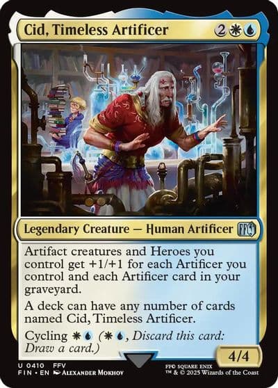 Cid Timeless Artificer 0410 FINAL FANTASY Magic card