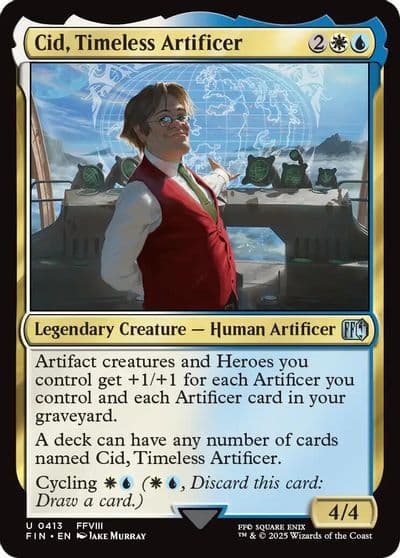 Cid Timeless Artificer 0413 FINAL FANTASY Magic card