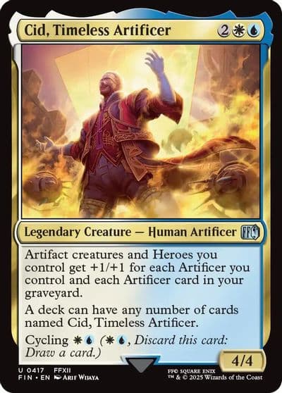 Cid Timeless Artificer 0417 FINAL FANTASY Magic card