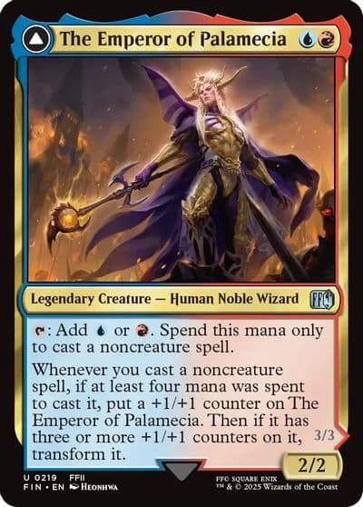 The Emperor of Palamecia FINAL FANTASY Magic card