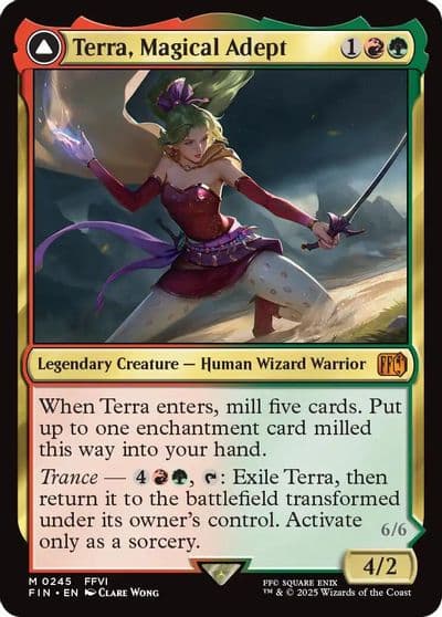 Terra Magical Adept FINAL FANTASY Magic card