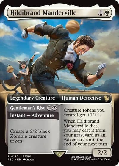 Hildibrand Manderville Extended Art Commander: FINAL FANTASY Magic card
