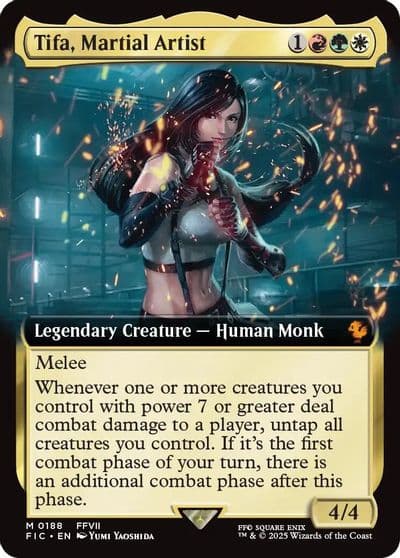 Tifa Martial Artist Extended Art Commander: FINAL FANTASY Magic card