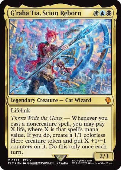 Graha Tia Scion Reborn Surge Foil Commander: FINAL FANTASY Magic card