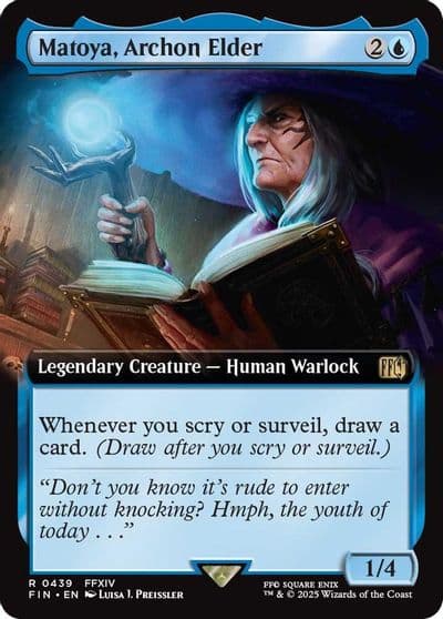 Matoya Archon Elder Extended Art FINAL FANTASY Magic card