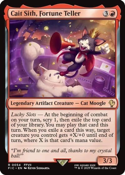 Cait Sith Fortune Teller Commander: FINAL FANTASY Magic card
