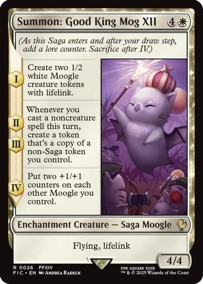 Summon Good King Mog XII Commander: FINAL FANTASY Magic card