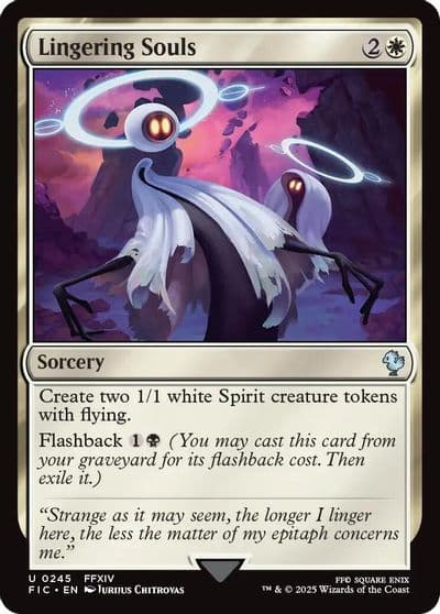 Lingering Souls Commander: FINAL FANTASY Magic card