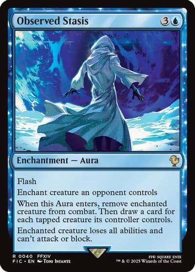 Observed Stasis Commander: FINAL FANTASY Magic card