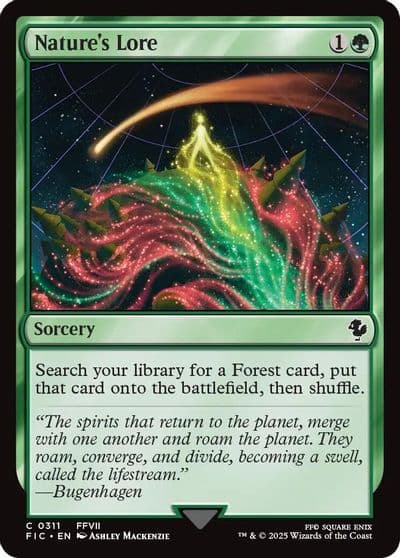 Natures Lore Commander: FINAL FANTASY Magic card