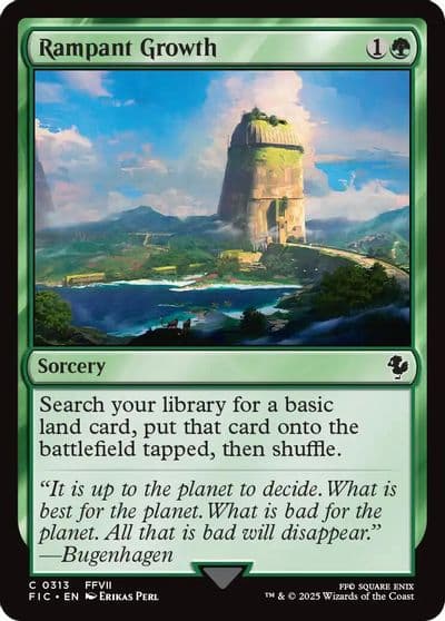 Rampant Growth Commander: FINAL FANTASY Magic card