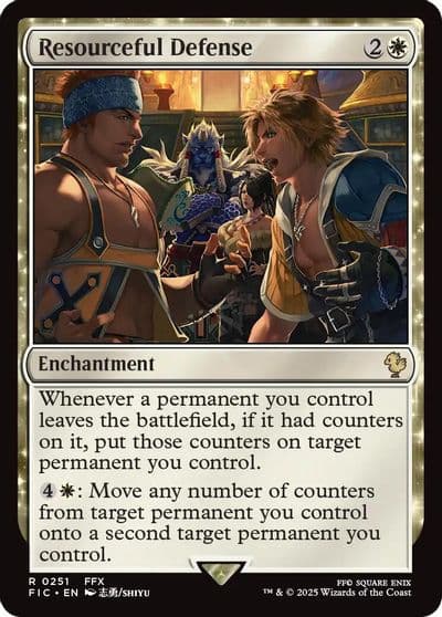 Resourceful Defense Commander: FINAL FANTASY Magic card