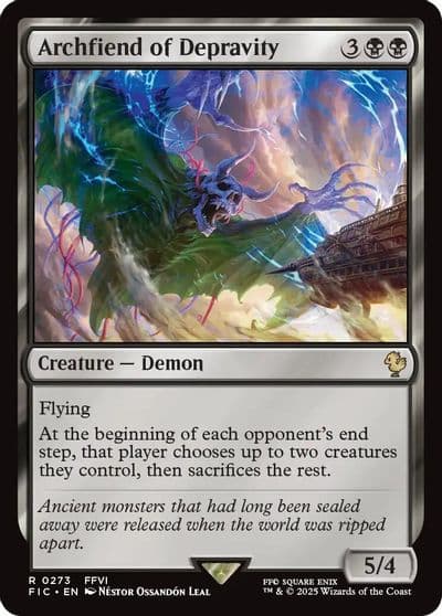 Archfiend of Depravity Commander: FINAL FANTASY Magic card