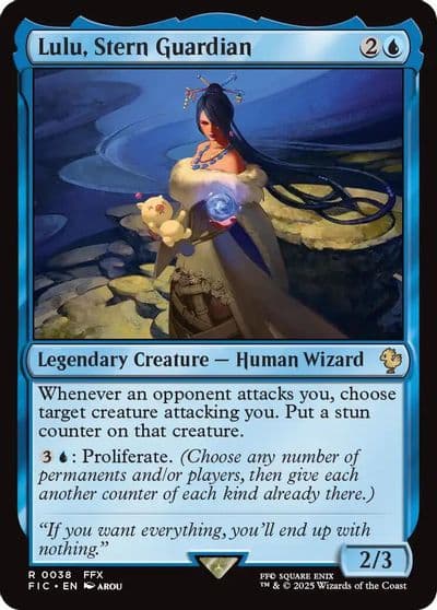 Lulu Stern Guardian Commander: FINAL FANTASY Magic card