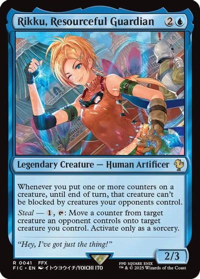 Rikku Resourceful Guardian Commander: FINAL FANTASY Magic card