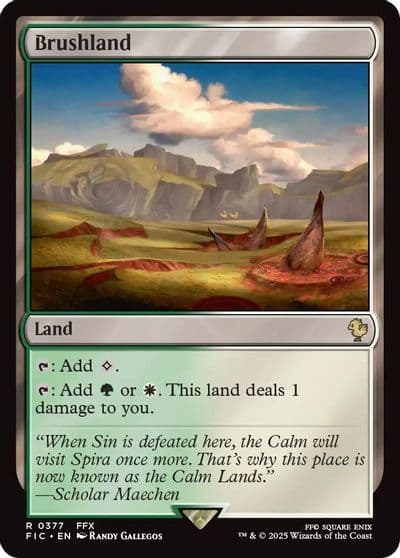 Brushland Commander: FINAL FANTASY Magic card