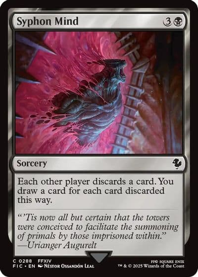 Syphon Mind Commander: FINAL FANTASY Magic card