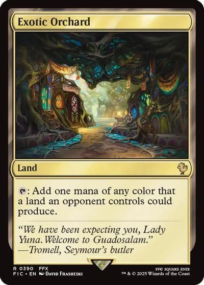Exotic Orchard Commander: FINAL FANTASY Magic card