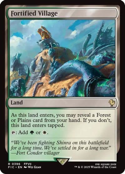 Fortified Village Commander: FINAL FANTASY Magic card