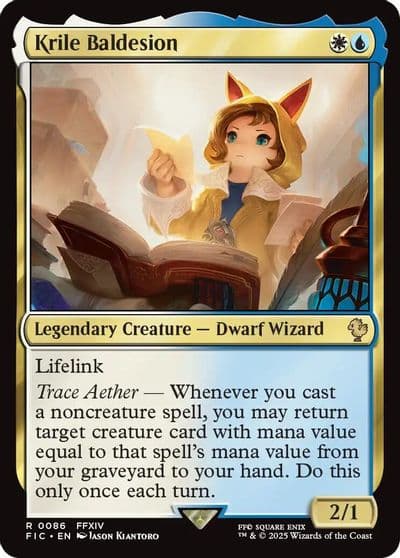 Krile Baldesion Commander: FINAL FANTASY Magic card