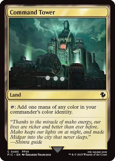 Command Tower 0485 Commander: FINAL FANTASY Magic card