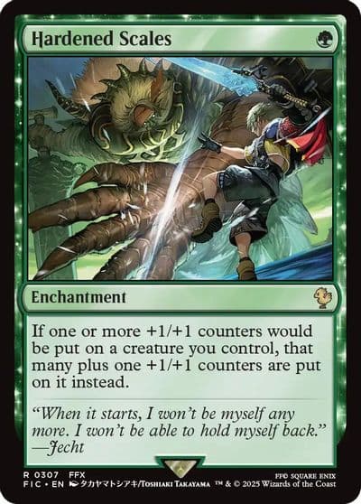 Hardened Scales Commander: FINAL FANTASY Magic card