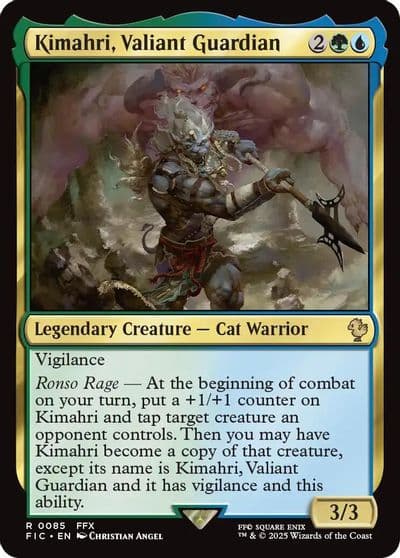 Kimahri Valiant Guardian Commander: FINAL FANTASY Magic card