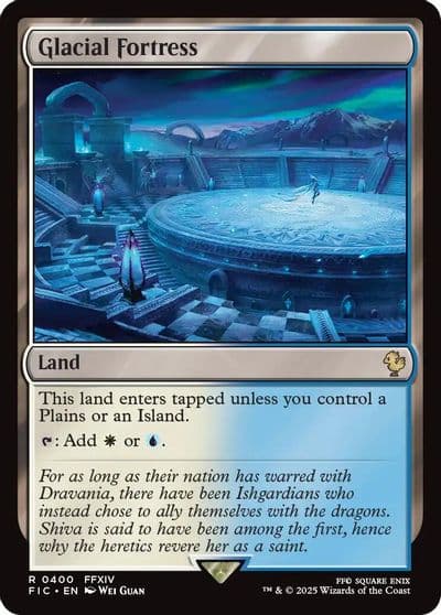 Glacial Fortress Commander: FINAL FANTASY Magic card