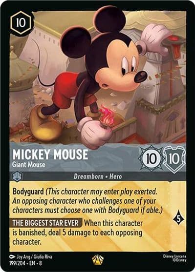 Mickey Mouse - Giant Mouse Reign of Jafar Lorcana card