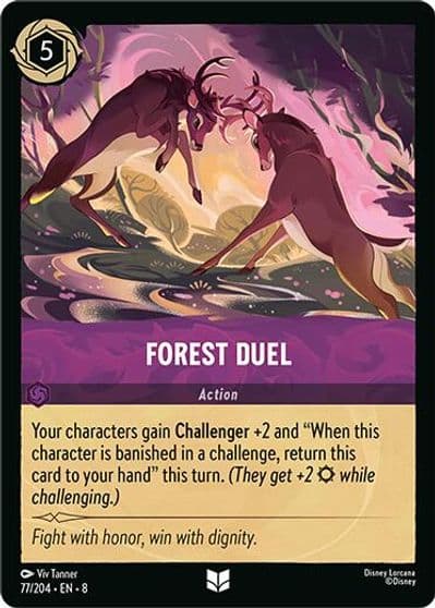 Forest Duel Reign of Jafar Lorcana card