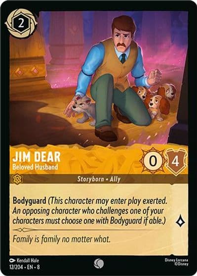 Jim Dear Beloved Husband Reign of Jafar Lorcana card