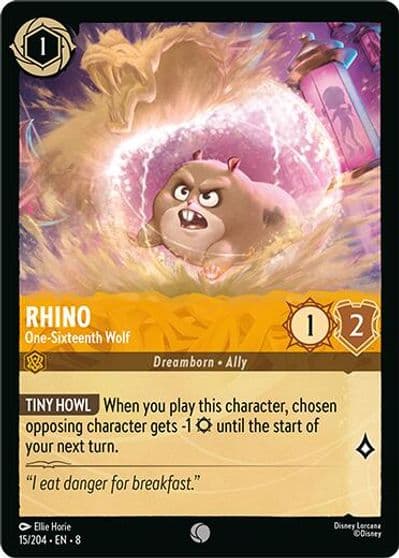 Rhino One Sixteenth Wolf Reign of Jafar Lorcana card
