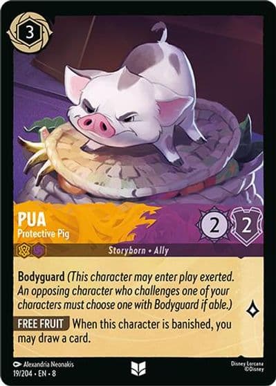 Pua Protective Pig Reign of Jafar Lorcana card
