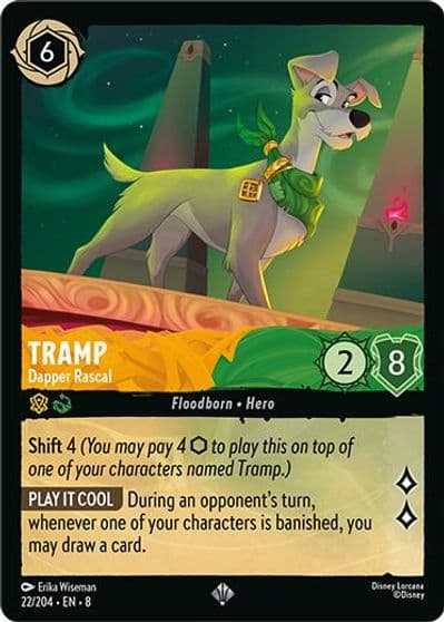 Tramp Dapper Rascal Reign of Jafar Lorcana card