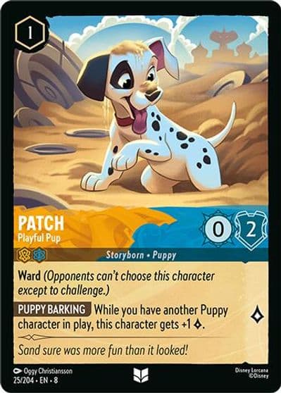 Patch Playful Pup Reign of Jafar Lorcana card
