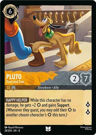 Pluto Tried and True Reign of Jafar Lorcana card